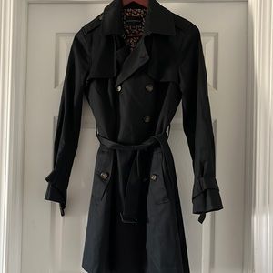 Banana Republic Black Trench Coat